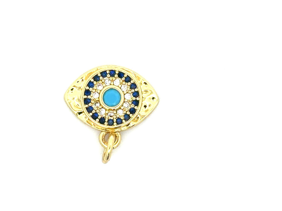 Blue Evil Eye Charm Pendant