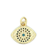 Blue Evil Eye Charm Pendant