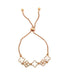 White Clover Adjustable Bracelet