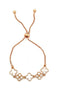 White Clover Adjustable Bracelet