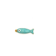 Coastal Enamel Fish Pendant