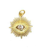 Protective Eye Sunburst Pendant
