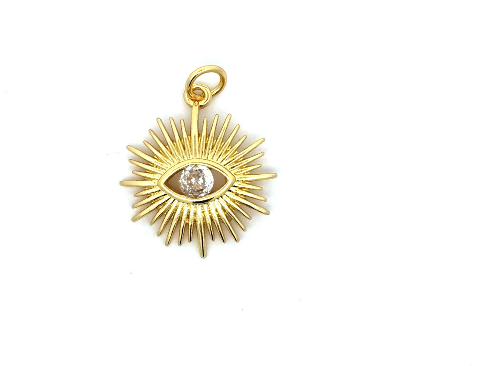Protective Eye Sunburst Pendant