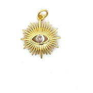 Protective Eye Sunburst Pendant