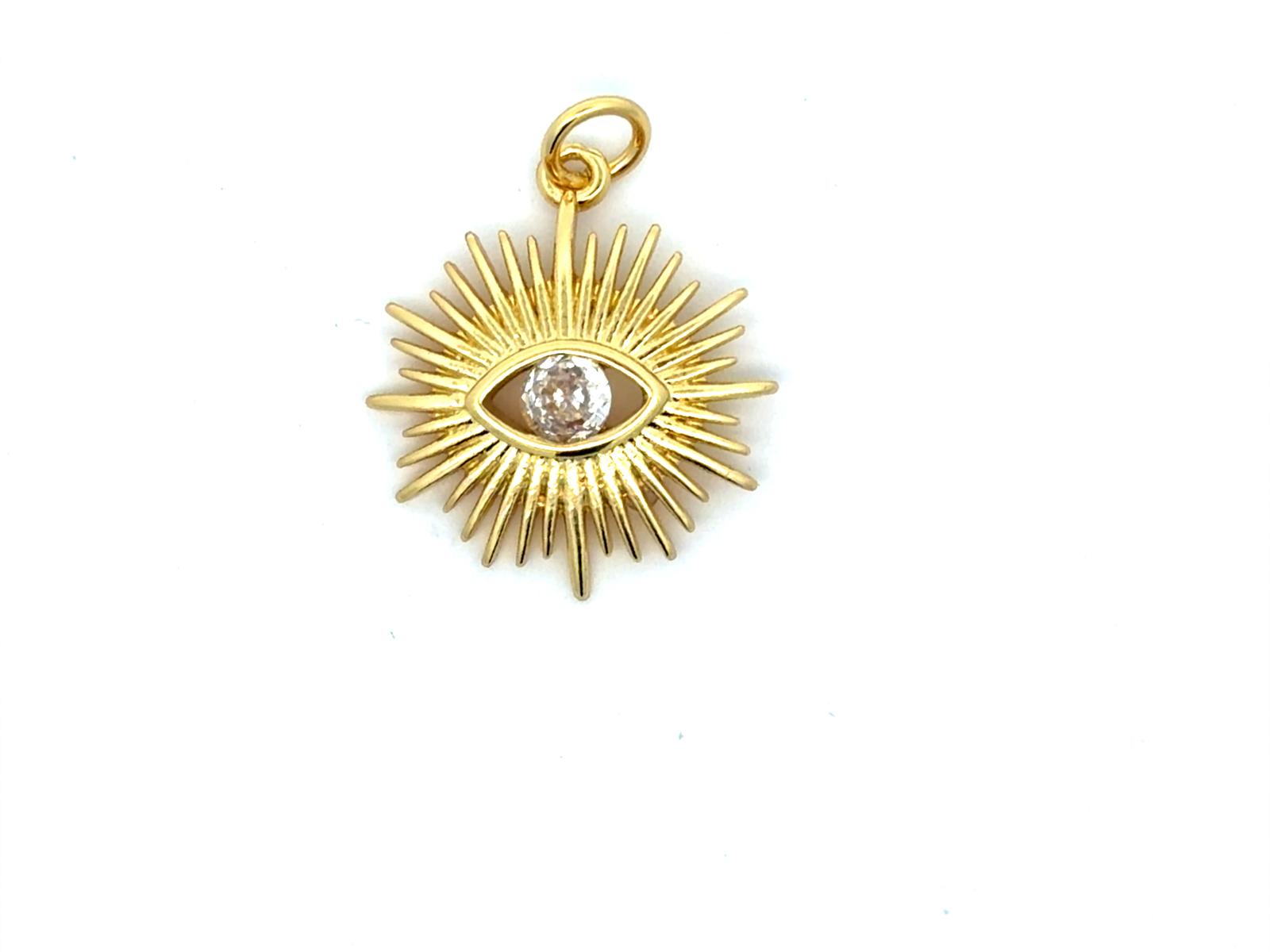 Protective Eye Sunburst Pendant