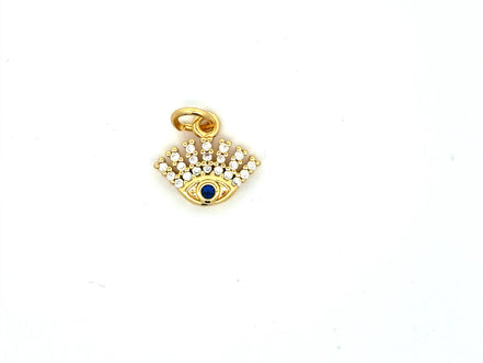 Blue Evil Eye Hamsa Charm