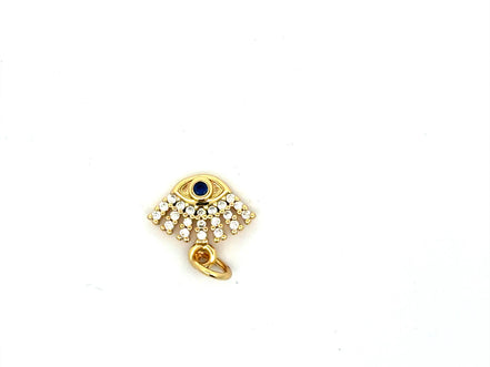 Blue Evil Eye Hamsa Charm