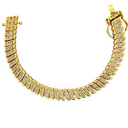 Marquise Cut Herringbone Bracelet