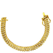 Marquise Cut Herringbone Bracelet
