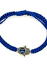 Blue Evil Eye Hamsa Braided Adjustable Bracelet