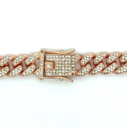 18 Inch Pavé Cuban Link Necklace
