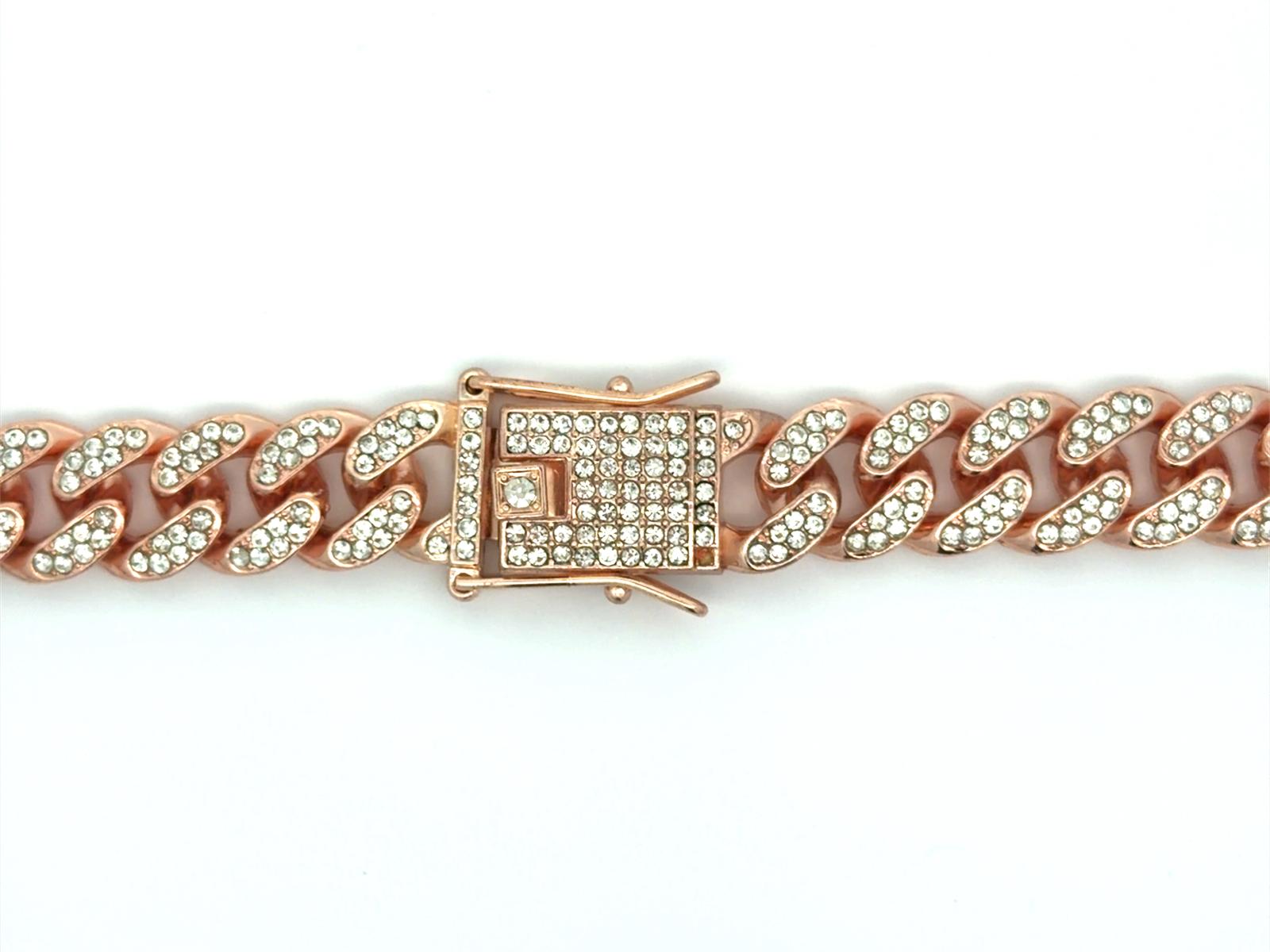 18 Inch Pavé Cuban Link Necklace