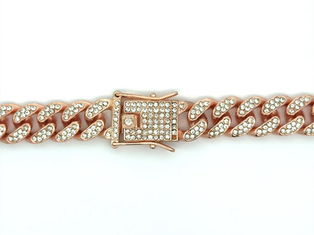 18 Inch Pavé Cuban Link Necklace