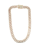 18 Inch Pavé Cuban Link Necklace