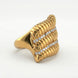 Shell Statement Ring with Sculpted Design