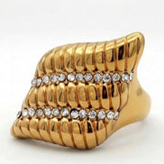 Shell Statement Ring with Sculpted Design