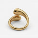 Sculpted Open Heart Ring
