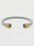 Open Cable Cuff Bracelet