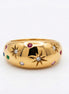 Star Accent Statement Ring