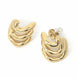 Triple Curve Stud Earrings