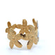Open Floral Cuff Bracelet