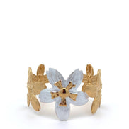 Open Floral Cuff Bracelet