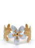 Open Floral Cuff Bracelet