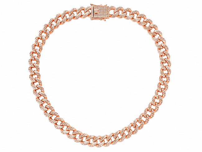 18 Inch Pavé Cuban Link Necklace